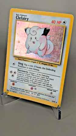 Clefairy Holo 5/102 - Pokemon Vintage 1999 WOTC Base Set (HP) - Image 2