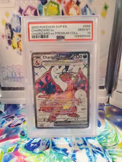 PSA 10 - MINT -2023 Pokemon SVP Charizard EX #56 - Premium Collection - Image 1