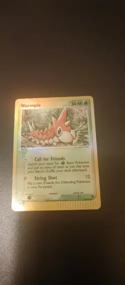 Pokemon TCG English Wurmple Reverse Holofoil E Reader 81/97 Dragon DM - Image 3