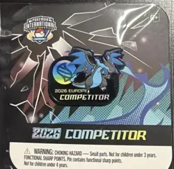Pokemon - Mega Charizard X Pin [EUIC London 2026 Competitor] - Image 1