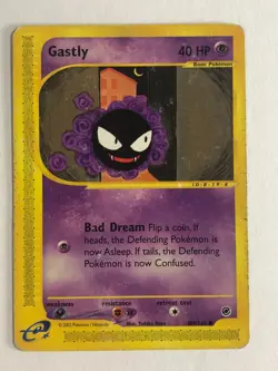 Pokemon TCG Expedition Gastly 109/165 Moderately Played - Image 1