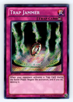 Yugioh Trap Jammer LCJW-EN111 Secret Rare - NM 💎 - Image 1