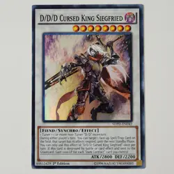 D/D/D Cursed King Siegfried - SDPD-EN042 - NM/VLP - Super Rare - 1st ed - Yugioh - Image 1