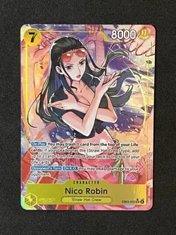 Nico Robin EB03-055 SR Alt Art Heroines Edition ENGLISH One Piece 🔥 - Image 1