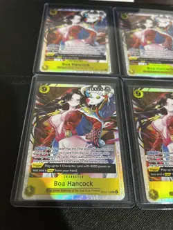 One Piece TCG Boa Hancock Op14-112 SR Playset 4x The Azure Sea’s Seven English - Image 2