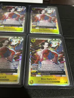 One Piece TCG Boa Hancock Op14-112 SR Playset 4x The Azure Sea’s Seven English - Image 3