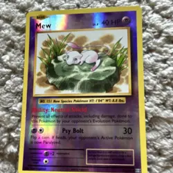 Pokemon Mew 2016 Holo Basic Psychic 40 HP Card 51/108 - Image 1
