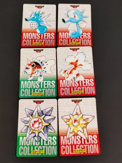Pokemon card Bandai Carddass 1996 Seadra Horsea Seaking Goldeen Japanese eb223 - Image 1