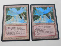 Rainbow Vale x2 Fallen Empires Land Magic the Gathering TCG Trading Card Mtg - Image 1