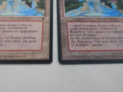 Rainbow Vale x2 Fallen Empires Land Magic the Gathering TCG Trading Card Mtg - Image 2