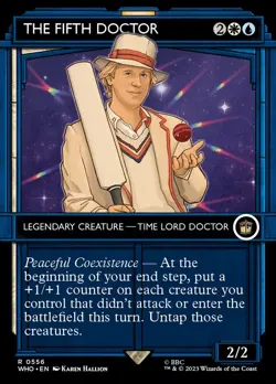 The Fifth Doctor ** Showcase ** Universes Beyond: Doctor Who - NM MTG - Image 1
