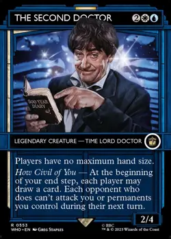 The Second Doctor ** Showcase ** Universes Beyond: Doctor Who - NM MTG - Image 1