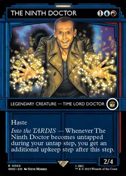 The Ninth Doctor ** Showcase ** Universes Beyond: Doctor Who - NM MTG - Image 1
