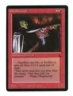 Orc General - Magic the Gathering MTG - NM The Dark Vintage - Image 1