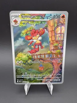 Simisear 100/086 Illustration Rare IR SV White Flare WHT Pokemon Pokemon TCG NM - Image 1