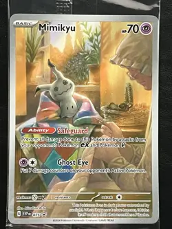 Pokemon Mimikyu Promo Sealed - Paldean Fates - SVP 075 1 - Image 1
