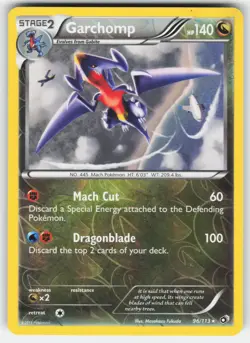 Garchomp 96/113 Rare Legendary Treasures Pokemon Reverse Holo NM - Image 1
