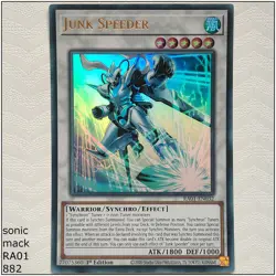 Junk Speeder - RA01-EN032 - 1st Edition Yugioh - Image 1
