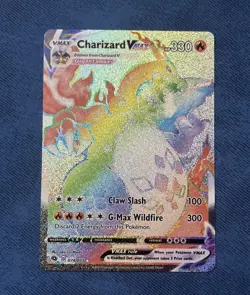 Charizard VMAX Secret Rare Full Art Champions Path Pokemon Card - Image 1