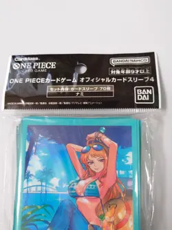 One Piece Card Game Official Card Sleeves Part 4 Nami 70 Sleeves Bandai Lot 2 - Image 5