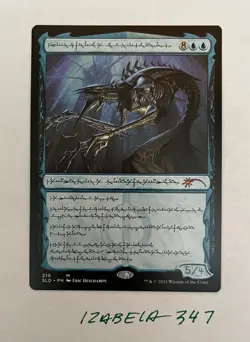 MTG Phyrexian Jin-Gitaxias, Core Augur NON-FOIL - Secret Lair Drop #210 NM/M - Image 1