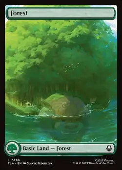 Forest (0296) 0296 Near Mint TLA Avatar: The Last Airbender MTG Magic - Image 1