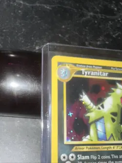Pokemon TCG Tyranitar Holo Rare Card 12/75 Neo Discovery - Image 2