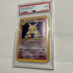 Pokemon Alakazam Base Set Unlimited Holo Rare #1 PSA 9 Mint - Image 3