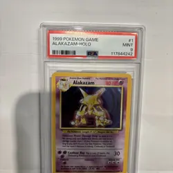Pokemon Alakazam Base Set Unlimited Holo Rare #1 PSA 9 Mint - Image 4