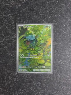 Bulbasaur 166/165 Pokemon TCG 151 Illustration Rare Full Art English NM - Image 2