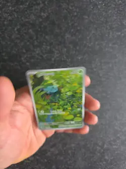 Bulbasaur 166/165 Pokemon TCG 151 Illustration Rare Full Art English NM - Image 5