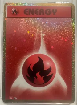 Pokemon TCG Fire Energy Basic Energy Holo Classic TAG Graded 2023 Japanese - Image 2