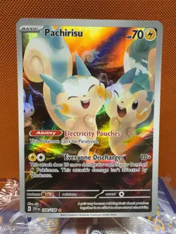 2023 Pokemon TCG - Pachirisu - Scarlet & Violet Base Set IR No. 208/198 NM - Image 1