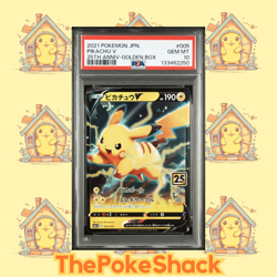 ✨Pikachu V 005/015 PSA 10 25th Anniversary Golden Box s8a-G Japanese - Image 1