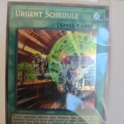 Yugioh 2x Urgent Schedule LDS2-EN125 Secret Rare 1st Edition SEALED! - Image 4