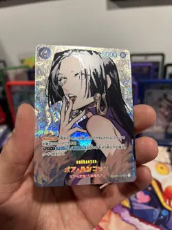 One Piece Boa Hancock SP Op04 Kingdom of Intrigue Op01-078 JP NM - Image 3