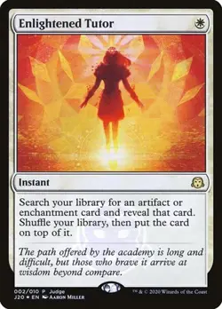 Enlightened Tutor - Foil Promo Judge Gift Cards NM MTG - Image 1