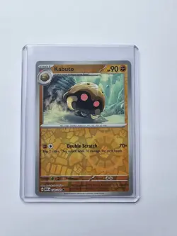 Pokemon Card 151 Reverse Holographic Kabuto 140/165 Near Mint - Image 1