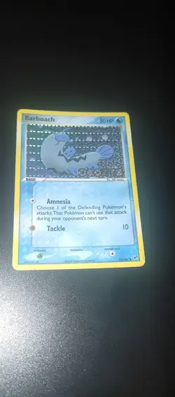 Pokemon TCG Barboach EX Deoxys Stamped Card 54/107 DMG - Image 3