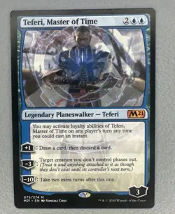 MTG - Teferi, Master of Time | Core Set 2021 | Regular Mythic | 075/274 - Image 1