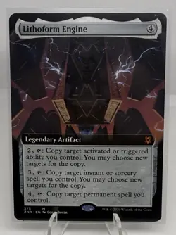 MTG Lithoform Engine - Extended Art Zendikar Rising 375 Regular Mythic NM - Image 1