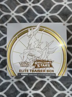Pokemon TCG Sword Shield Brilliant Stars Elite Trainer Box ETB (Factory Sealed) - Image 1