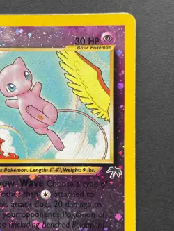 Pokemon Mew Southern Islands Reverse Holo Rare SWIRL 1/18 2001 - Image 5
