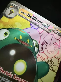 Iono’s Bellibolt ex 172/159 Full Art Journey Together Pokemon Card TCG Holo - Image 4