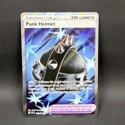 Pokemon Punk Helmet 121/094 NM Full Art Ultra Rare Phantasmal Flames - Image 1