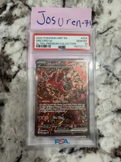 Pokemon TCG Oricorio EX 024 Me: Mega Evolution Promo Holo PSA 10 190 HP - Image 3