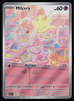 Milcery 152/142 Illustration Rare Stellar Crown Pokemon NM - Image 1