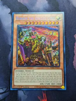 Yu-Gi-Oh! - Eldlich the Golden Lord - RA01-EN019 - Secret Rare - 1st Ed (Alt Art - Image 1