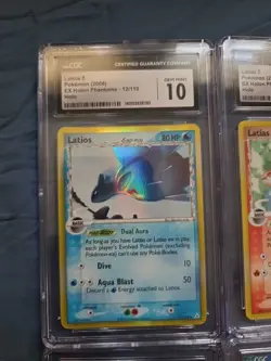2x CGC 10 Pokemon Cards || 2006 Latios Holo #12 + Latias Holo #11 Delta Species - Image 2
