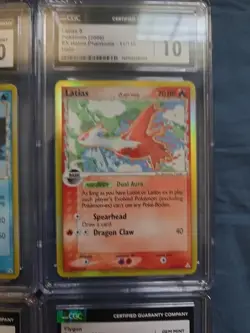 2x CGC 10 Pokemon Cards || 2006 Latios Holo #12 + Latias Holo #11 Delta Species - Image 3
